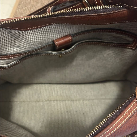 Dooney and bourke Brown Leather Shoulder Bag - Picture 7 of 12